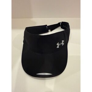 Under Armour Launch Black Athletic Running Sports Unisex Visor Hat